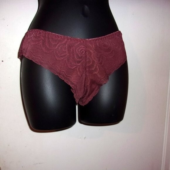 Youmita 40C Sable Mesh Push Up Bra w/Front Straps & XL Mesh Thong NWT - Picture 3 of 9